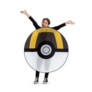 Brand New Pokémon Poke Ball, Ultra Ball 'Pop Out' Child /Adult Costume One size